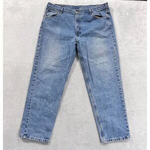 Carhartt Jeans Men's 41x32* Relaxed Fit Tapered Blue B17 DST Denim‎ Workwear